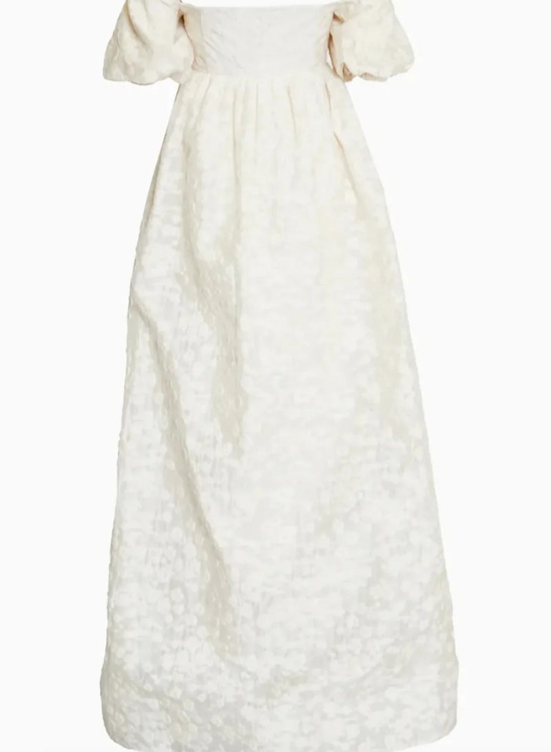 True Decadence Off-Shoulder Jacquard Dress - Image 3