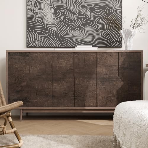 VaryStyle Dark Brown Concrete Wallpaper Peel and Stick Vintage Cement Wallpaper for Bathroom Kitchen Countertop Contact Paper for Walls Cabinet Removable Self Adhesive Waterproof Vinyl Wrap 15.7"x118" - Image 3