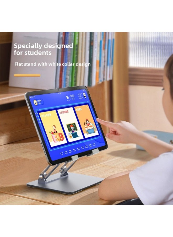 Generic - Learning Machine Large Tablet Special Support Frame Aluminum Metal Desktop IPad Foldableable Chicken Adjustable Mobile Phone Holder-Color:Z10 (small Style)-Applicable Size:10inch - Image 1