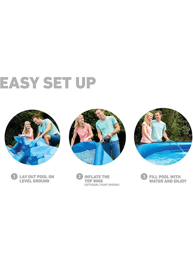 INTEX Easy Pool Set 244x61cm Ages 3+Self-Assembly Multicolour 244x61cm - Image 4