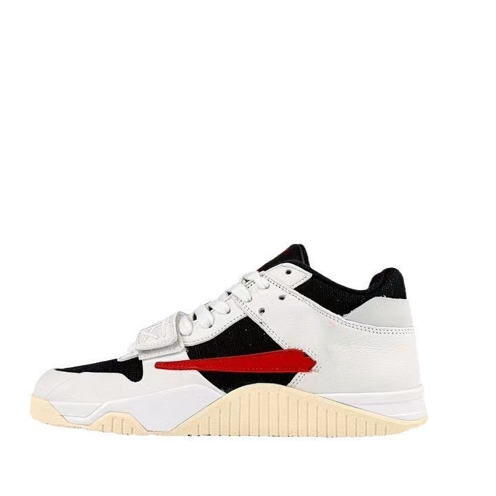 Putian Pure Original Shoes Travis Scott Men'S Shoes Barb Joint Mid-Top Retro Board Shoes Women'S Warm Fashion - Image 3