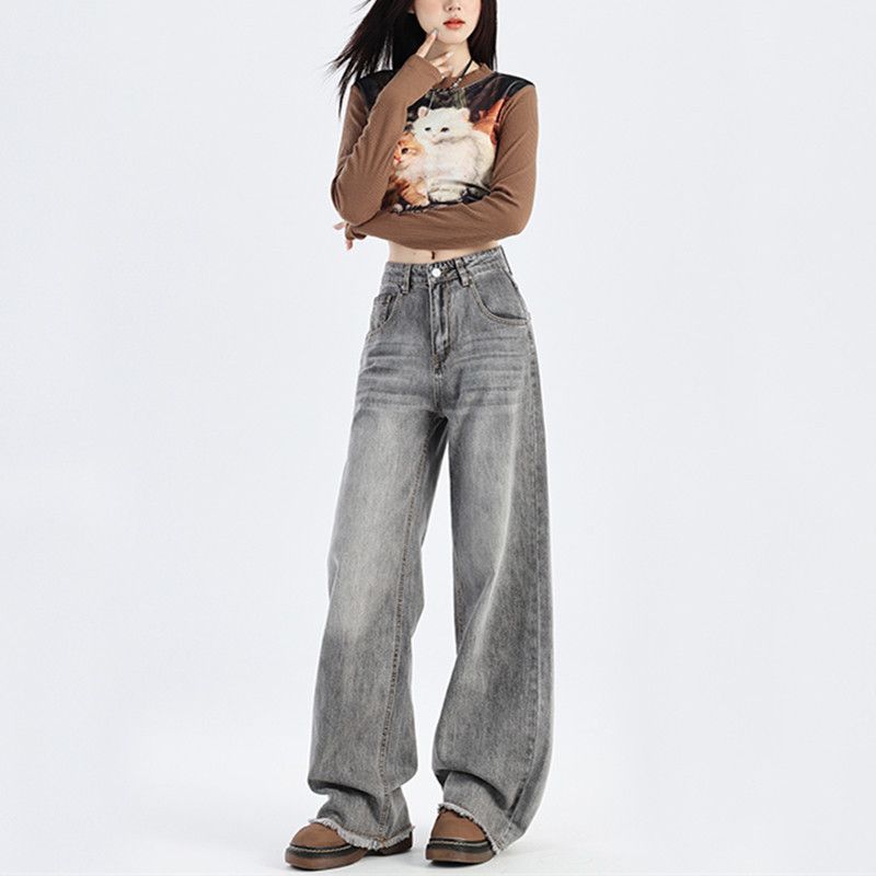 Vintage Classic European-American Design Daily Commute Jeans  Size_XS - Image 1