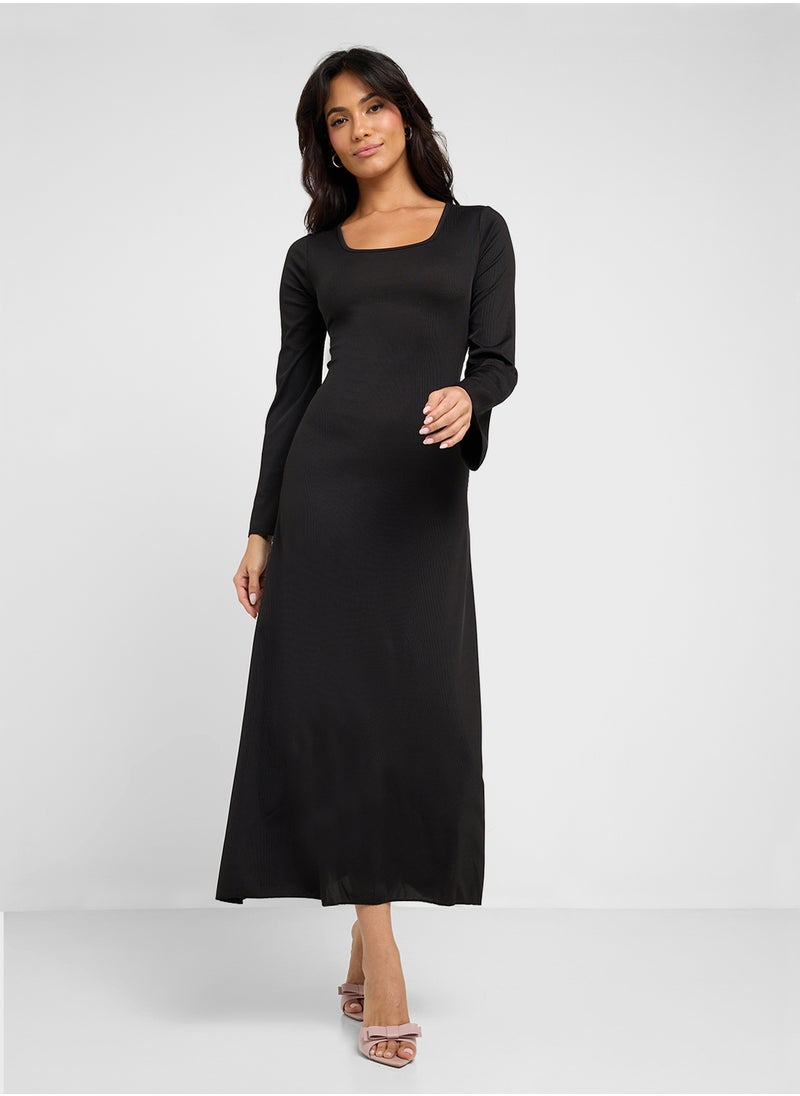 ELLA Bell Sleeve A-Line Dress  - Image 4