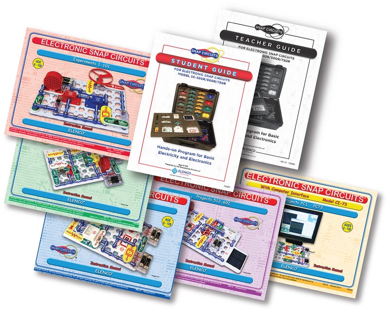 Snap Circuits Extreme SC-750R Electronics Exploration Kit + Student Training Program with Student Study Guide | Perfect for STEM Curriculum - Image 5