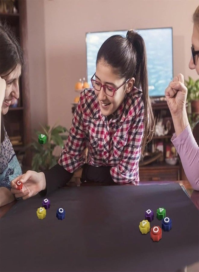 مجموعة لعبة أحجار غونغي من كانتري لينك مع صندوق تخزين - لعبة كورية تقليدية للأطفال والكبار - 5 قطع بلاستيكية - لعبة مهارات يدوية - إصدار متعدد الألوان - Image 3