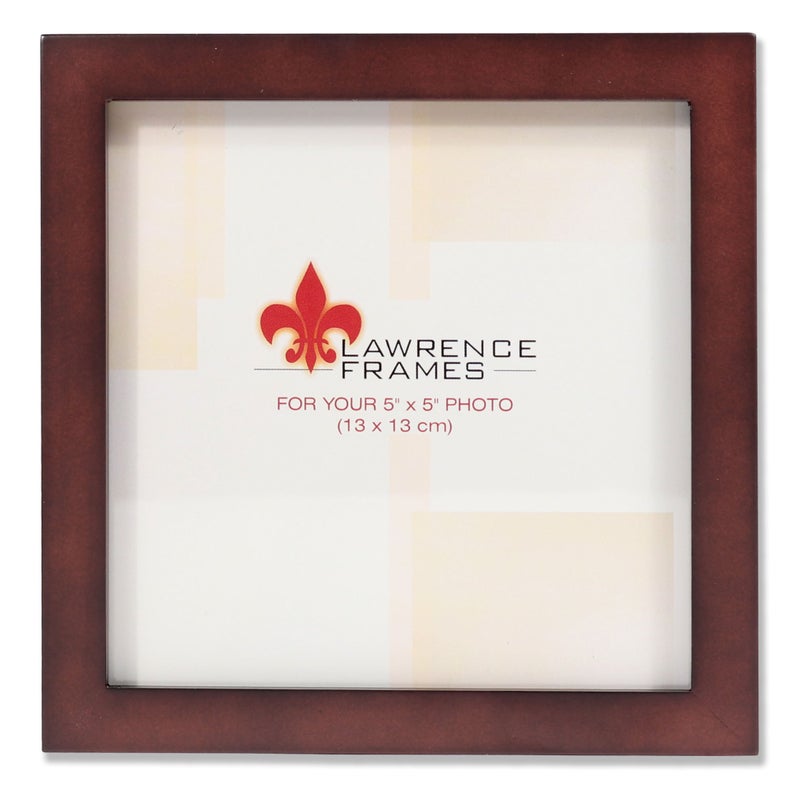 Lawrence Frames 755955 Espresso Wood Picture Frame Dark Walnut 5x5