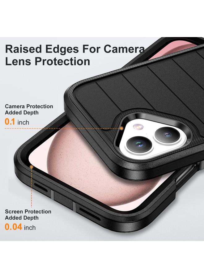 S-TOP Case For iPhone 16 Plus Defender Gen2 Rugged PC + Silicone Phone Case with Holder - Image 5