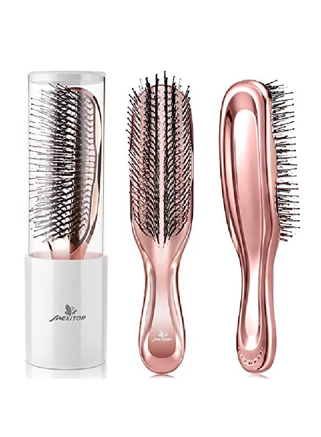 FERNIDA Detangling Brush For Straight Natural Wet Or Dry Hair Detangler Hair Brush For Adult Kids 8Row Soft Bristles Sensitive Scalp Brush - Image 1