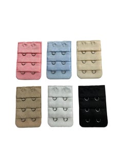 PULABO Bra Extenders Women Bra Extension Hooks 2 Hook 3 Row Back Extension Bra Buckle Women Lingerie Bra Accessories Random Color Creative and Exquisite Popular
