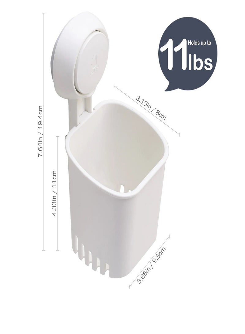 E COMMERCE  BAG Bathroom Organizer Toothbrush Holder, Razor Holder ,Toothpaste Holder , Hair Brush Holder ,Shower Caddy ,Toilet Organizer Suction Cup Holder, Bathroom Storage Organizer .  - Image 5