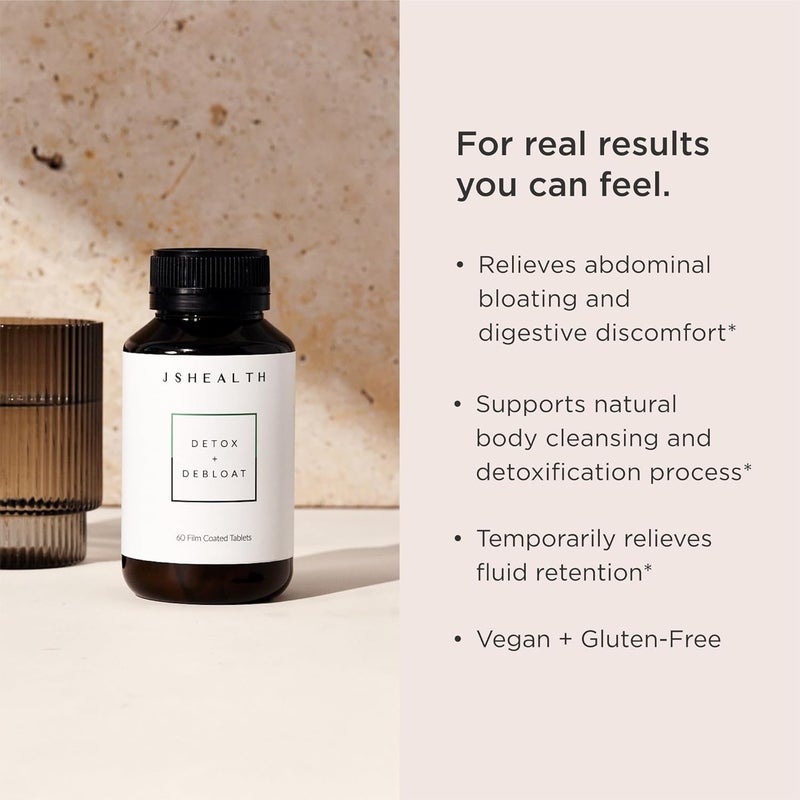 JSHealth صيغة صحة الكبد من فيتامينات JSHealth للتخلص من السموم والانتفاخ 60 قرص - Image 2