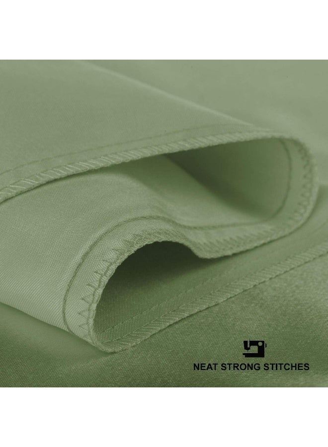 ShopBedding Satin Pillowcase with Zipper for Hair and Skin Care Feels Soft and Cool Like a Silk Pillowcase Satin Pillow Cases 2 Pack Slik Pillow Cover Sage Green  Queen Size  Set of 2 - Image 5