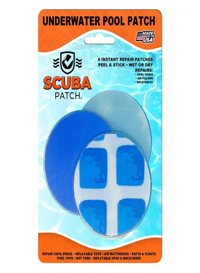 Pool Above All-in-One Repair Kit for Above-Ground Pools | Fast, Underwater-Capable Peel-and-Stick OR Adhesive Glue-Down Vinyl Patches & for Easy Set and Frame Pools 4 Inch Peel and Stick - Image 2