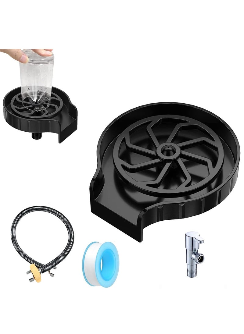 CHARITRA ENTERPRISE CHARITRA ENTERPRISE Glass Rinser for Kitchen Sink Accessories Cup Washer Sink Bottle Cleaner Sink Attachment Glass Washer  - Image 1