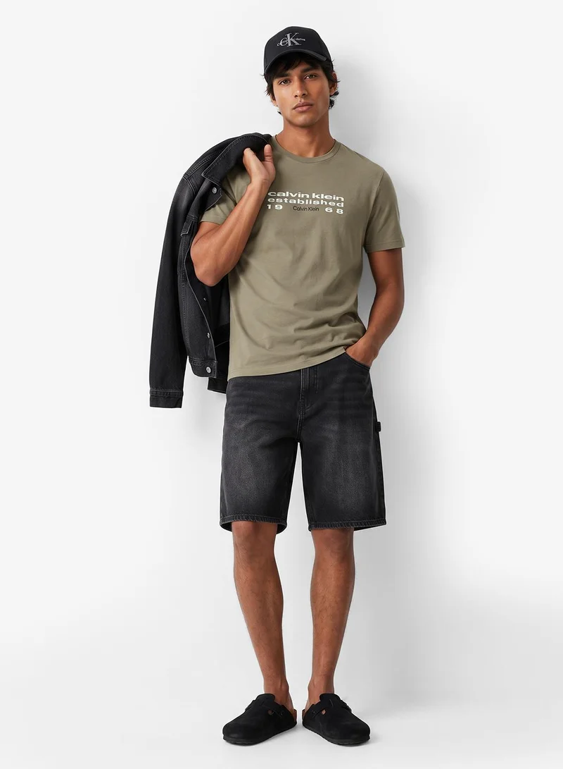 Logo Graphic Crew Neck T-Shirt