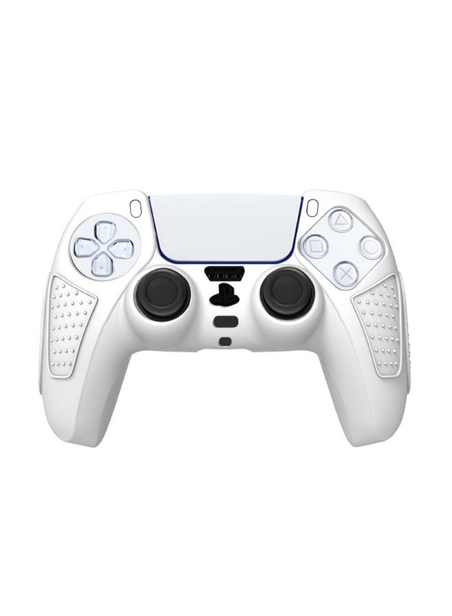 عبوة من 2 غطاء حماية ناعم ومسطح من السيليكون مضاد للانزلاق لجهاز تحكم بلاي ستيشن 5، مع 4 أغطية قبضة إبهام مرتفعة - Image 4