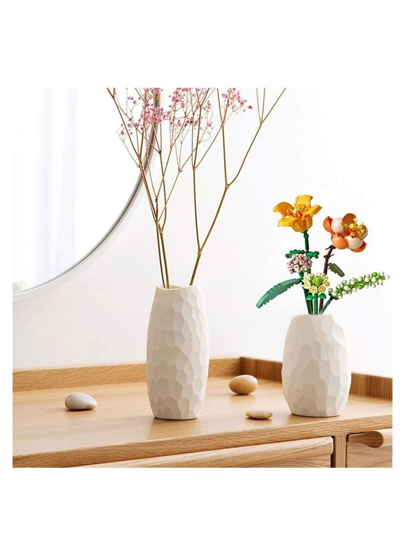 SYOSI - Flower Bouquet Building Blocks, Creativity Artificial Flowers Building Toy Set Flower Building Block Set for 6+ Kids, Gift for Children, Friends, Families (without Vase) - Image 1