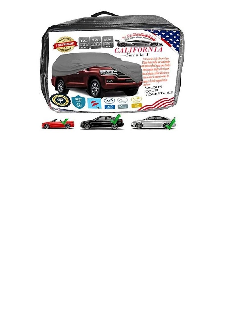 California formula-T California Car body Cover Windproof  Scratch Resistant Cover with Working Gloves Saloon Cars  - Image 1