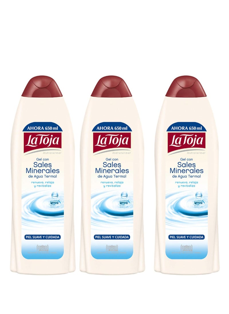 La Toja 3 Bottles of La Toja Shower Gel 23.3oz./600 ml  - Image 1