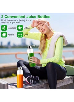 amzchef AMZCHEF Juicer Machines Slow Masticating Juicer Extractor Cold Press Juicer with Two Speed Modes LED display Easy to Clean Brush & Quiet Motor for Vegetables&Fruits  - Image 3
