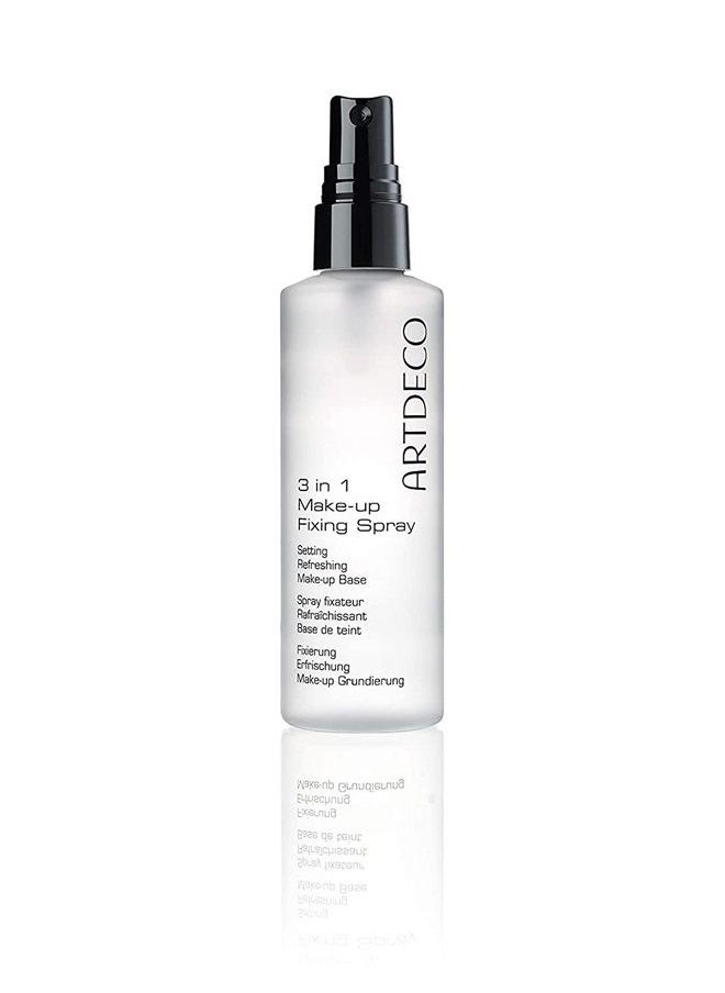 ARTDECO - 3 In 1 Make-up Fixing Spray – FIX: longer-lasting makeup - REFRESH: occasional boost of freshness - PRIME: prepare the face for makeup - face primer - setting spray - vegan - 3.38 Fl Oz - Image 1