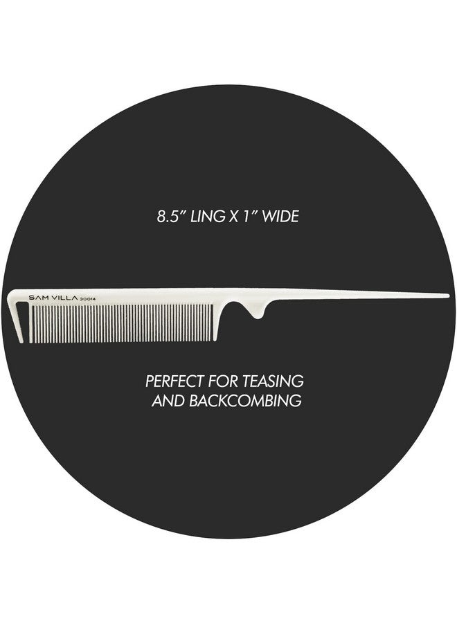 Sam Villa Signature Series Rat Tail Comb Cutting Styling & Teasing Comb - Image 5