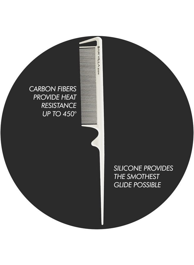 Sam Villa Signature Series Rat Tail Comb Cutting Styling & Teasing Comb - Image 4