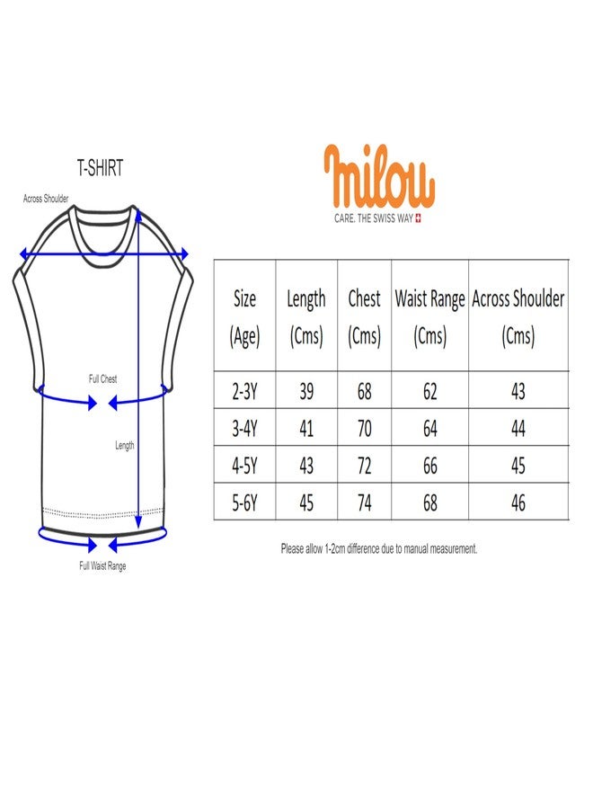 Milou Baby Girl's Regular Fit T-Shirt (GBASICTEE005_Pink - Image 3