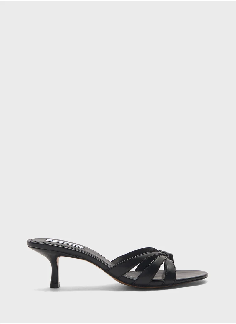 STEVE MADDEN Cary Multi Strap Mid Heel Sandals