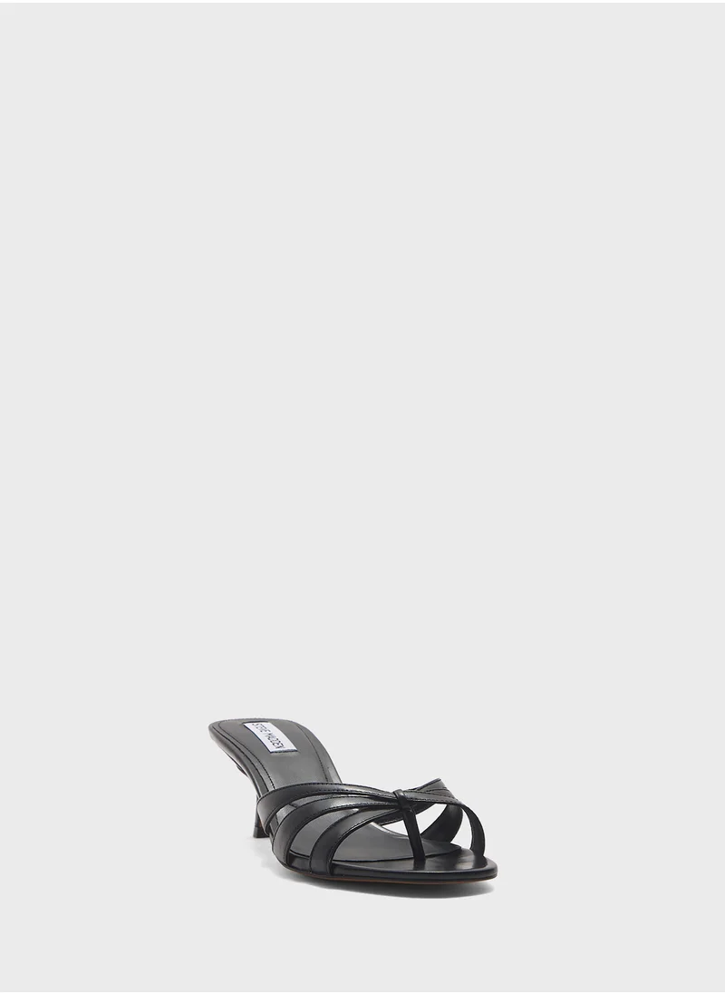 STEVE MADDEN Cary Multi Strap Mid Heel Sandals