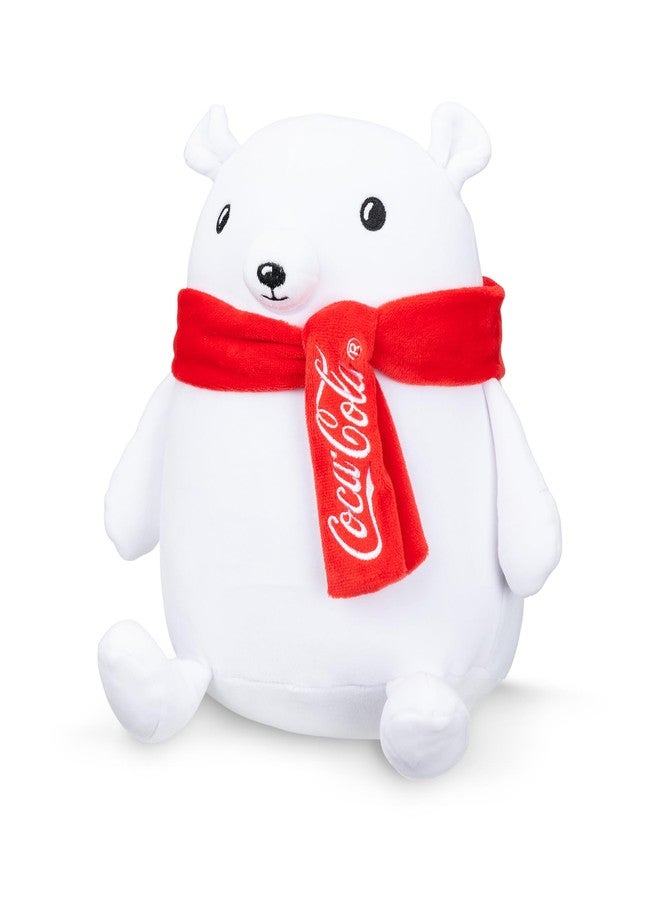 Coca-Cola 9" Polar Bear Snowball Plushies, Soft, Squishy Stuffed Animal, Great Gift for Boy, Girl, Kids & Toddlers for Christmas & Birthdays, Cuddle Pillow, Dorm Bed Décor - Image 5