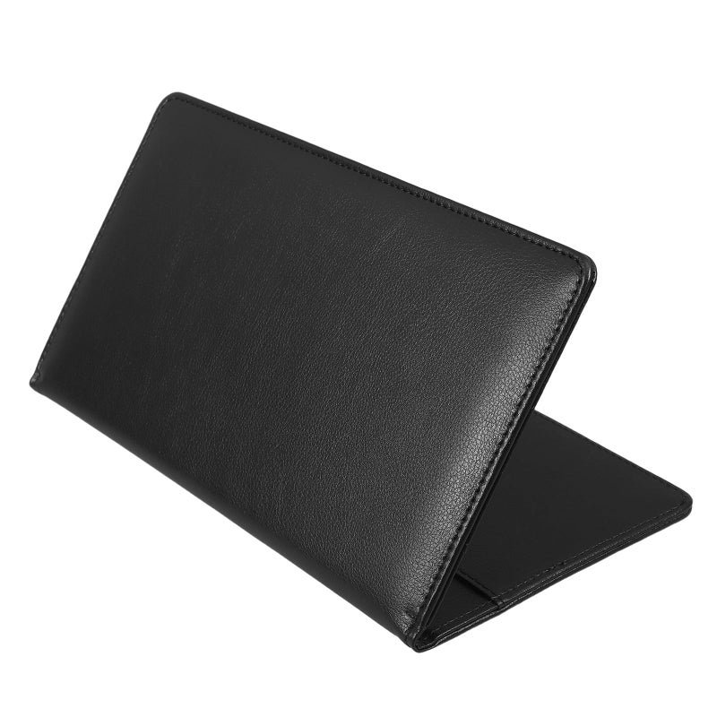 Black PU Leather Menu Binder For Restaurant Bar Hotel Cafe Wine List Holder - Image 2