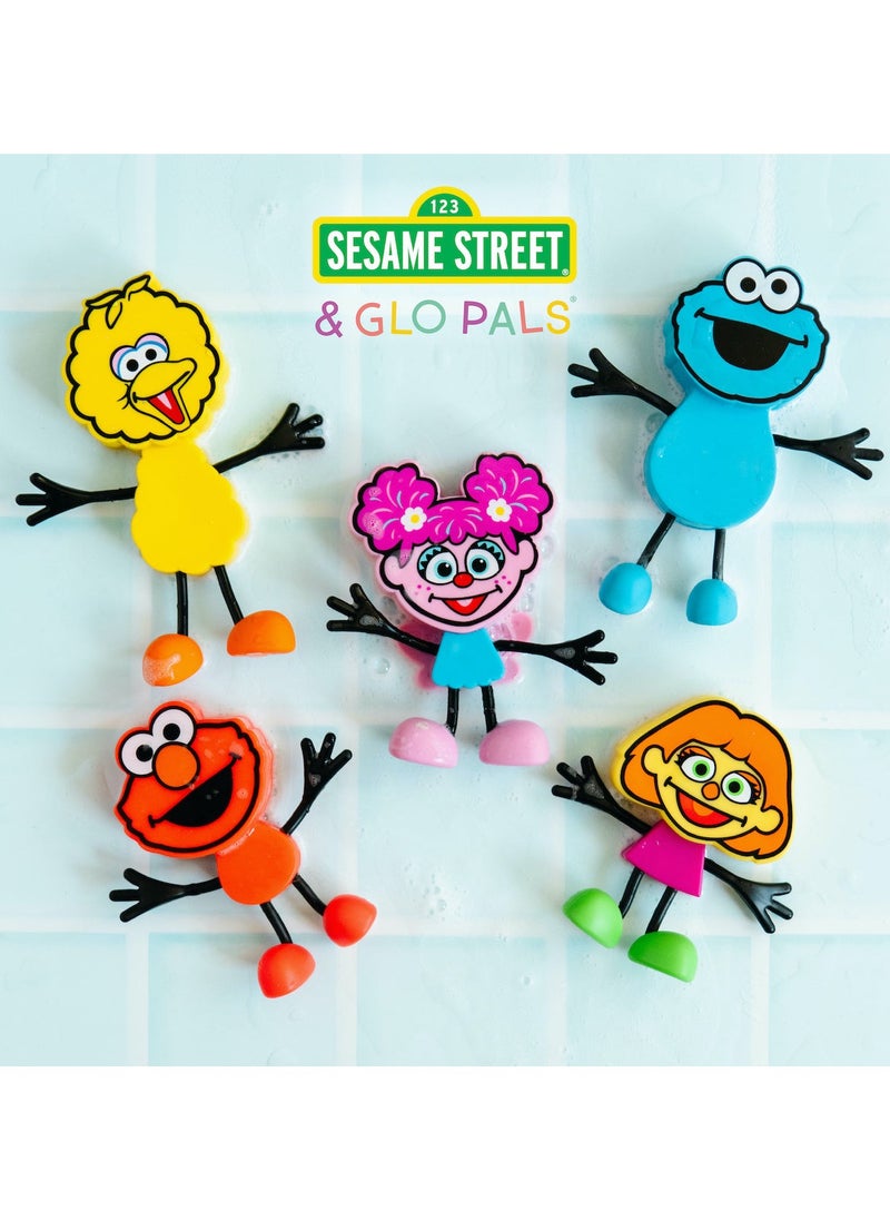 Bamboo Bark - Glo Pals Sesame Street character & light up baby kids bath toys glow cubes, water play - Image 1