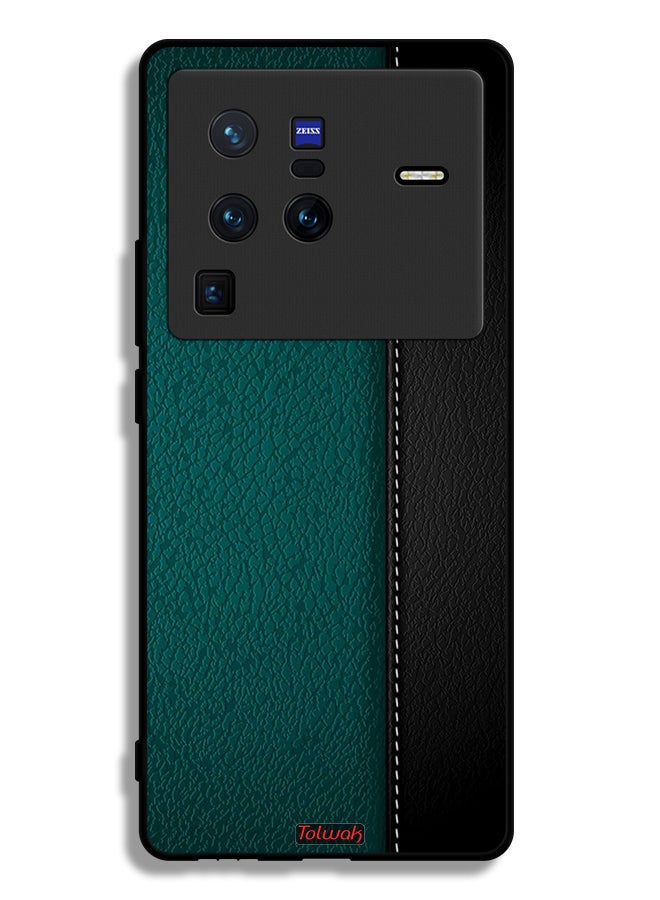Tolwak Vivo X80 Pro Protective Case Cover Leather Pattern - Image 2