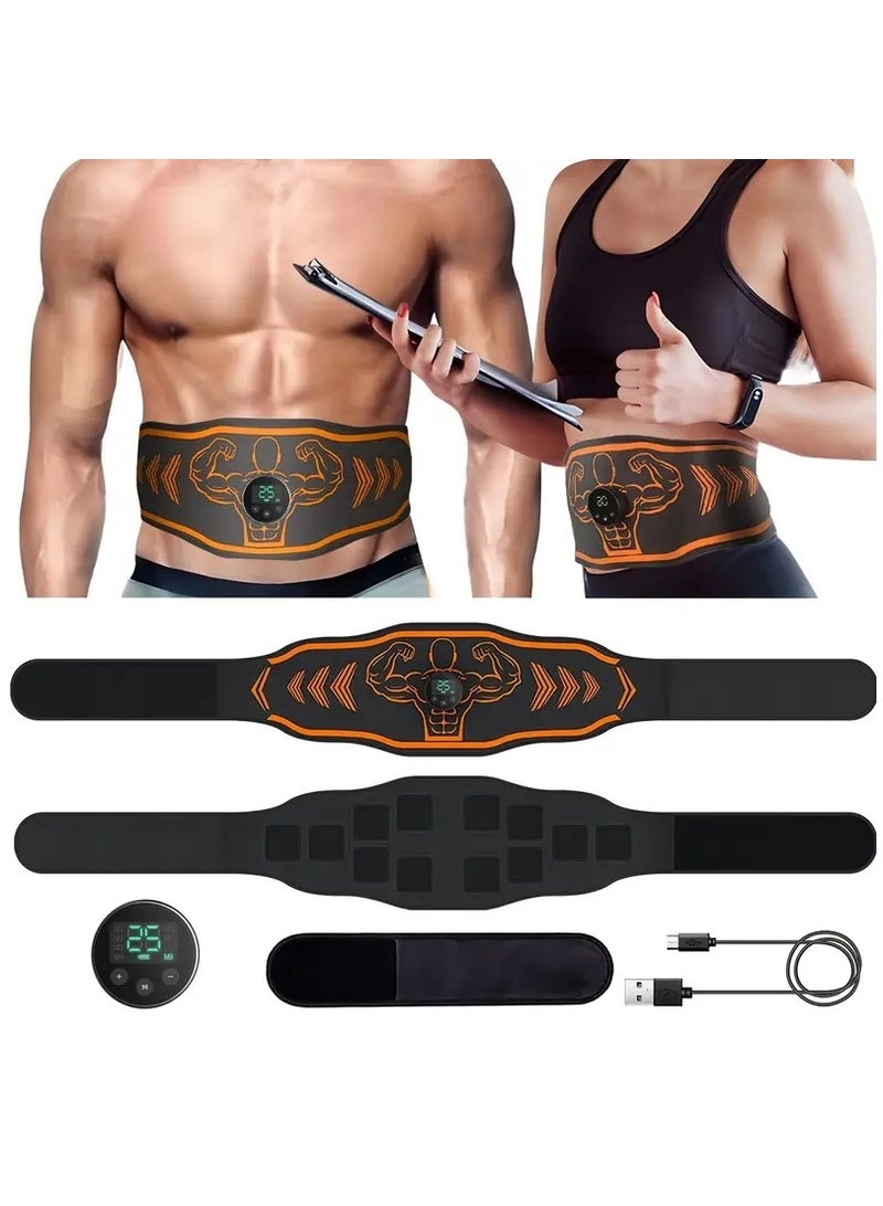 Gonice EMS Muscle Stimulator Belt for Easy and Effective Abdominal Workouts - Fitness Training Equipment for Toning and Strengthening Muscles - Image 1