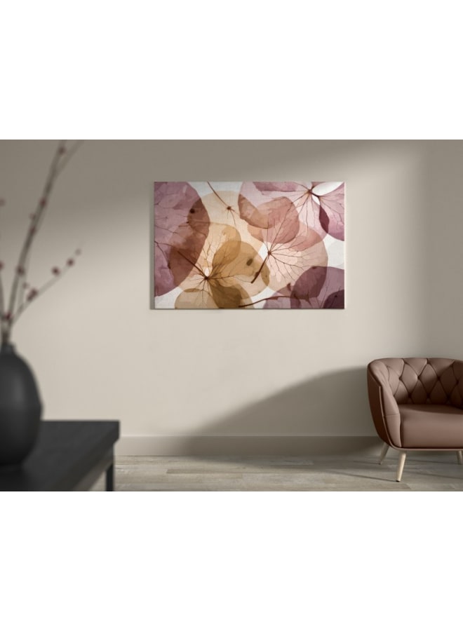 Home Gallery Autumn Leaves Transparent Abstract Printed canvas wall art 120x80 cm - Image 5