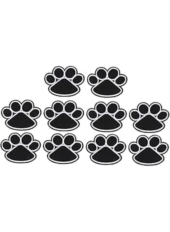 Self Adhesive Dog Paw Print Appliques For Clothing Bags Crafts 10pcs - Image 1