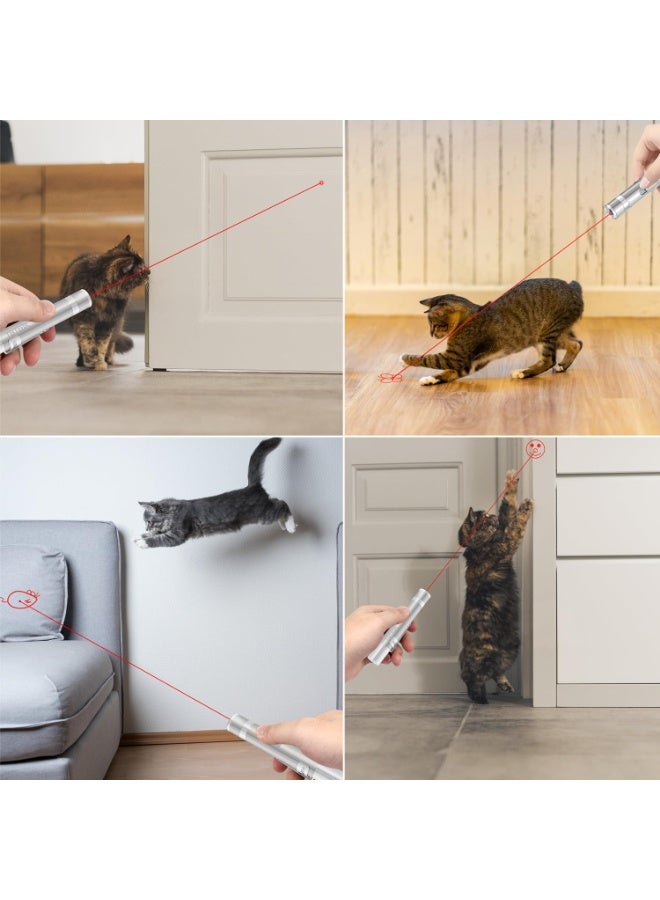 Fanski Cat Toys, USB Rechargeable Kitten Toy, 3 Light Modes & 5 Adjustable Patterns, Portable Interactive Pet Dog Cat Mouse Toy for Fun Chase Play Exercise - Image 2