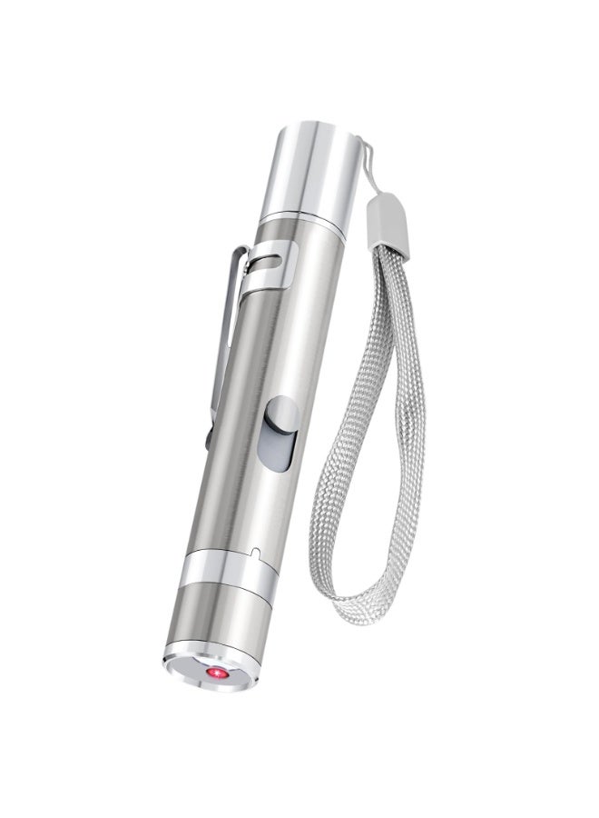 Fanski Cat Toys, USB Rechargeable Kitten Toy, 3 Light Modes & 5 Adjustable Patterns, Portable Interactive Pet Dog Cat Mouse Toy for Fun Chase Play Exercise - Image 1