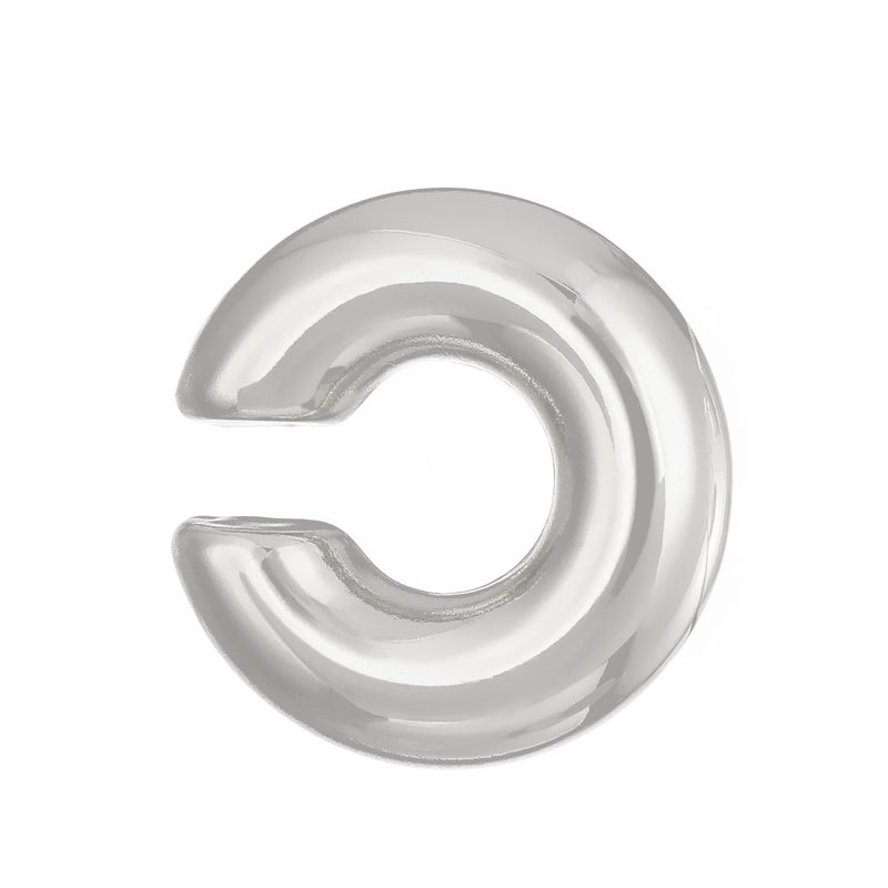 Fashion C-Shaped Ear Cuff for Women Summer 2024 07 Bright Silver N-471 