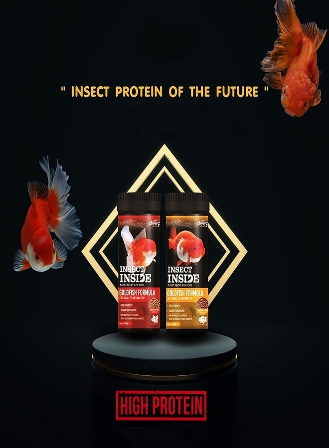 A.D.P. Deep Growth Fast & Jelly Enhancer 100 g. Goldfish Food Mini Sinking Pellet 1.5 mm, High Protein 45% Build Big Body & Color Enhancing Aquarium Baby Newborn Fry Tropical Fish Food - Image 2