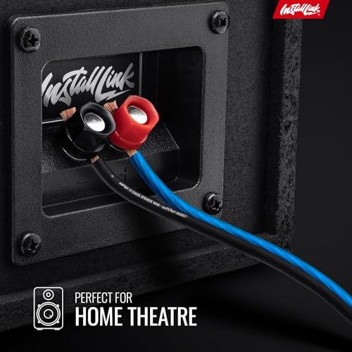 Install Link 14 AWG Gauge Speaker Wire Cable (100 Feet) Stereo, Car or Home Theater (CCA) - Image 3