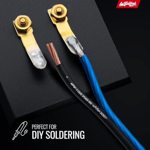 Install Link 14 AWG Gauge Speaker Wire Cable (100 Feet) Stereo, Car or Home Theater (CCA) - Image 5