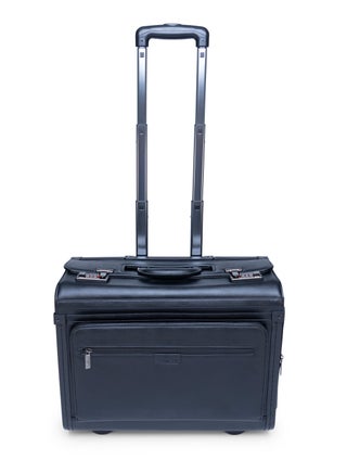 Track 2-Wheel Pilot Case – Premium PU Leather Business Suitcase with Secure Locks, Telescopic Handle, 15.6" Laptop Compartment – Stylish & Durable Carry-On Briefcase for Executives, Airline Pilots. - pzsku/Z23B363C8636FC33BF239Z/45/1750322003/4b6d8122-14d7-4079-868f-7a82bdd5c43c