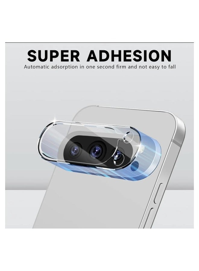 2 in 1 for Google Pixel 10 Screen Protector + 1 Pack Pixel 10 Camera Lens Tempered Glass Protector.9H Hardness. Support Fingerprint Unlock,Bubble-Free. Easy Installation - Image 2