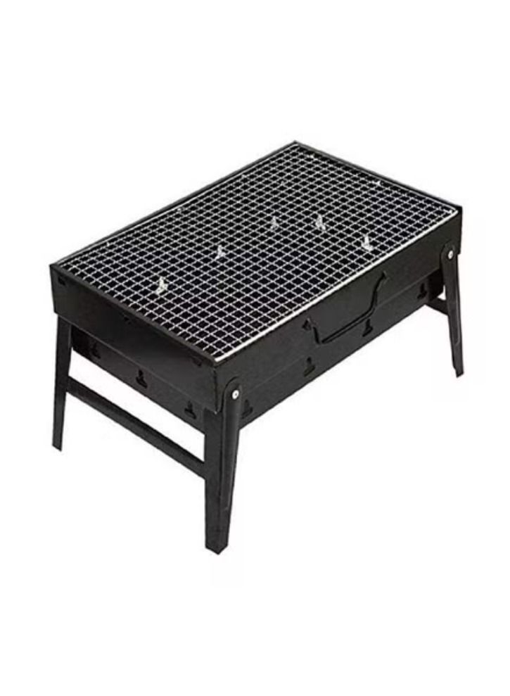 The Portable Alumstel Charcoal Grill For Picnics And Gardens Size 360_105_280 Mm Black ‎39.6 x 31.4 x 14.2cm - Image 1