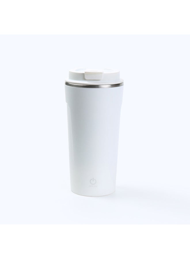 Wholesale Rechargeable Mixing Coffee Cup Magnetic Automatic Mixing Milk Powder 304 Stainless Steel Water Cup Car Cup-Color:White-Capacity:301-400ml  - Image 1