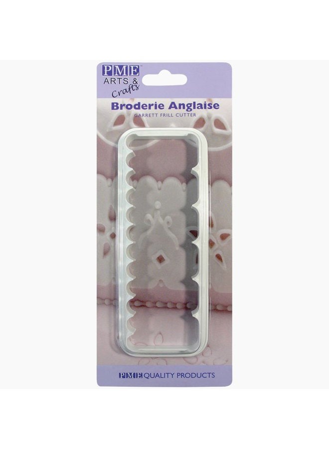 PME FF381 Broderie Anglaise Garrett Frill Cutter, White - Image 1