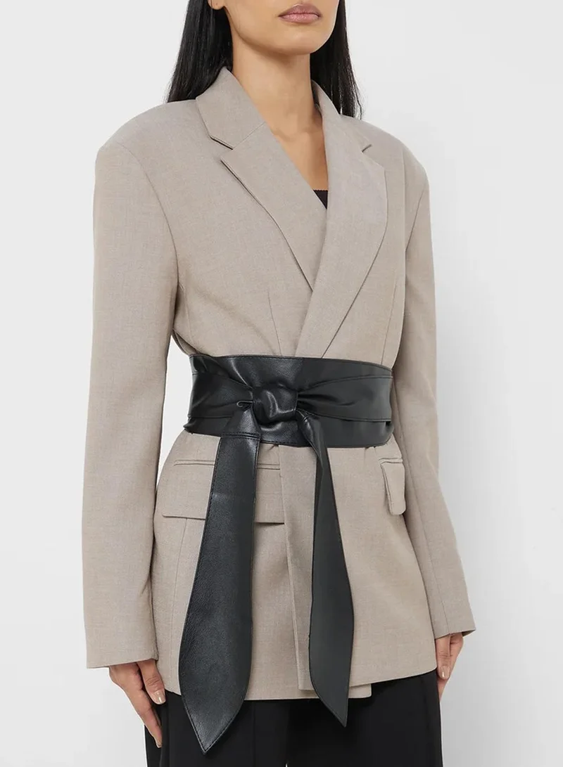 Tie Detail Waist Belt