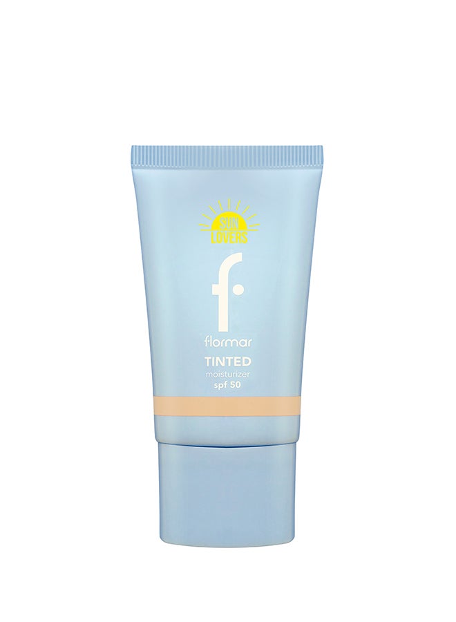 flormar Tinted Moisturizer – 004 Ivory Beige – Lightweight Skin Tint, Hydrating Feel, Sheer-to-Light Coverage, Natural Fresh Finish 004 Ivory Beige - Image 1